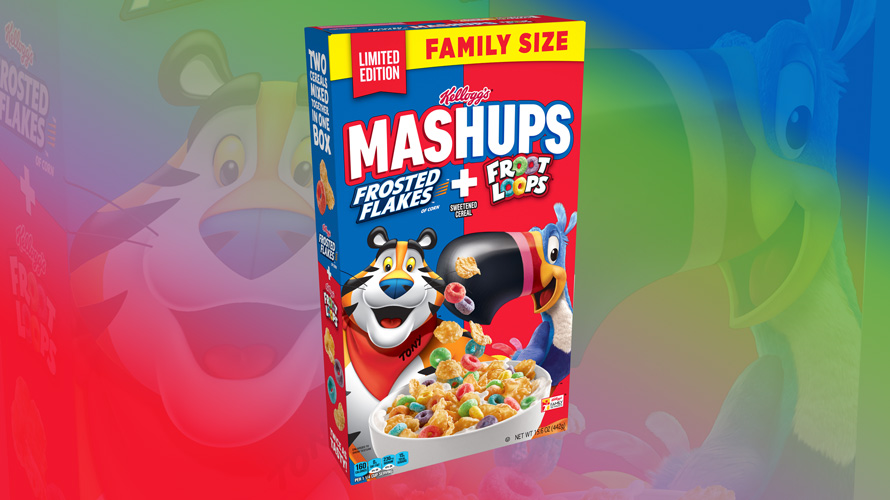 Kellogg's Mashups Frosted Flakes + Froot Loops