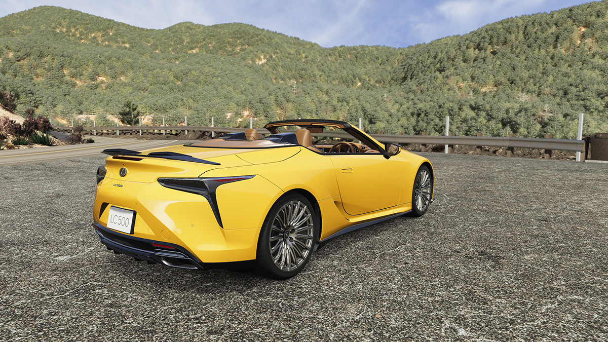 Lexus LC Convertible with TRD parts