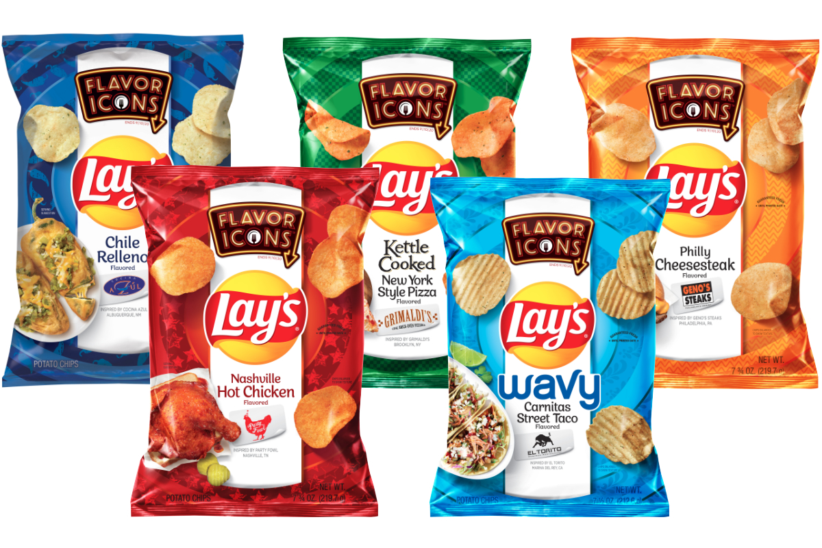 Lay's Just Released Five New Potato Chip Flavors Inspired By Famous Re...