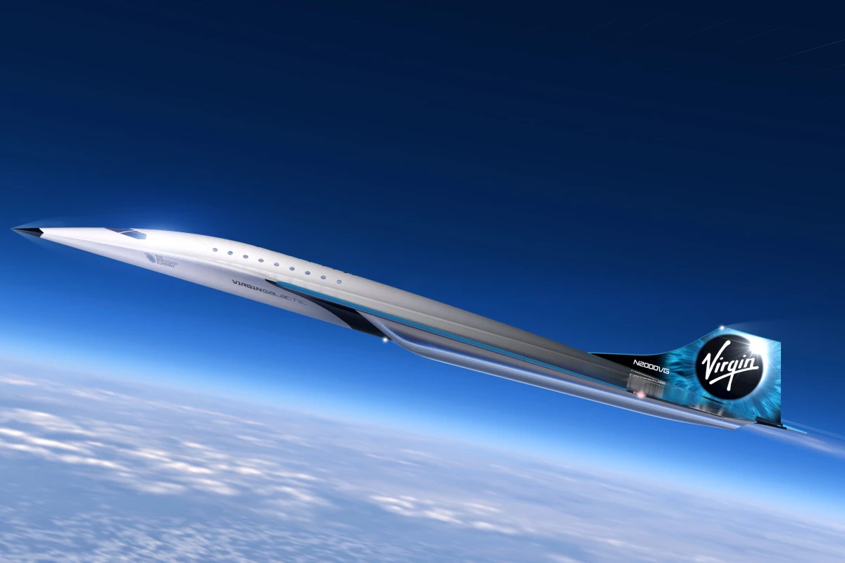 Virgin Galactic Mach 3 High Speed Aircraft
