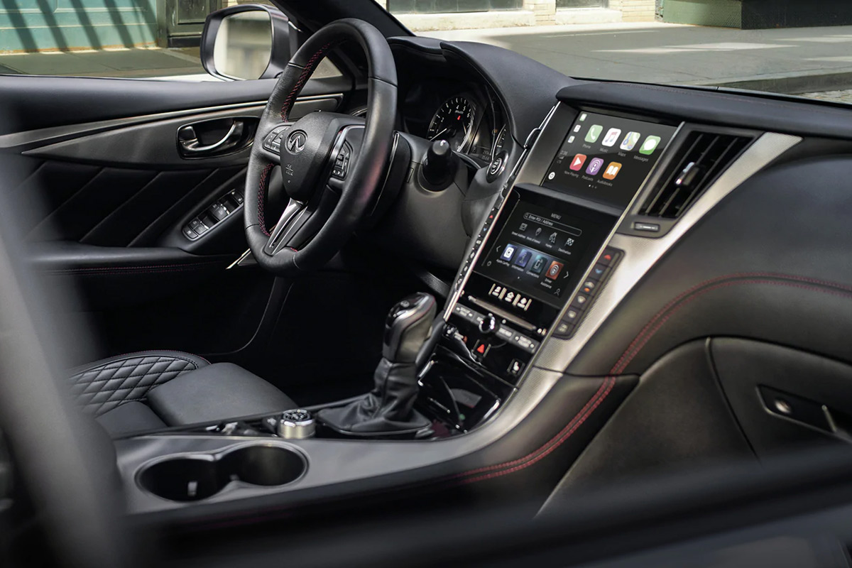 2020 Infiniti Q50 Red Sport 400 AWD interior