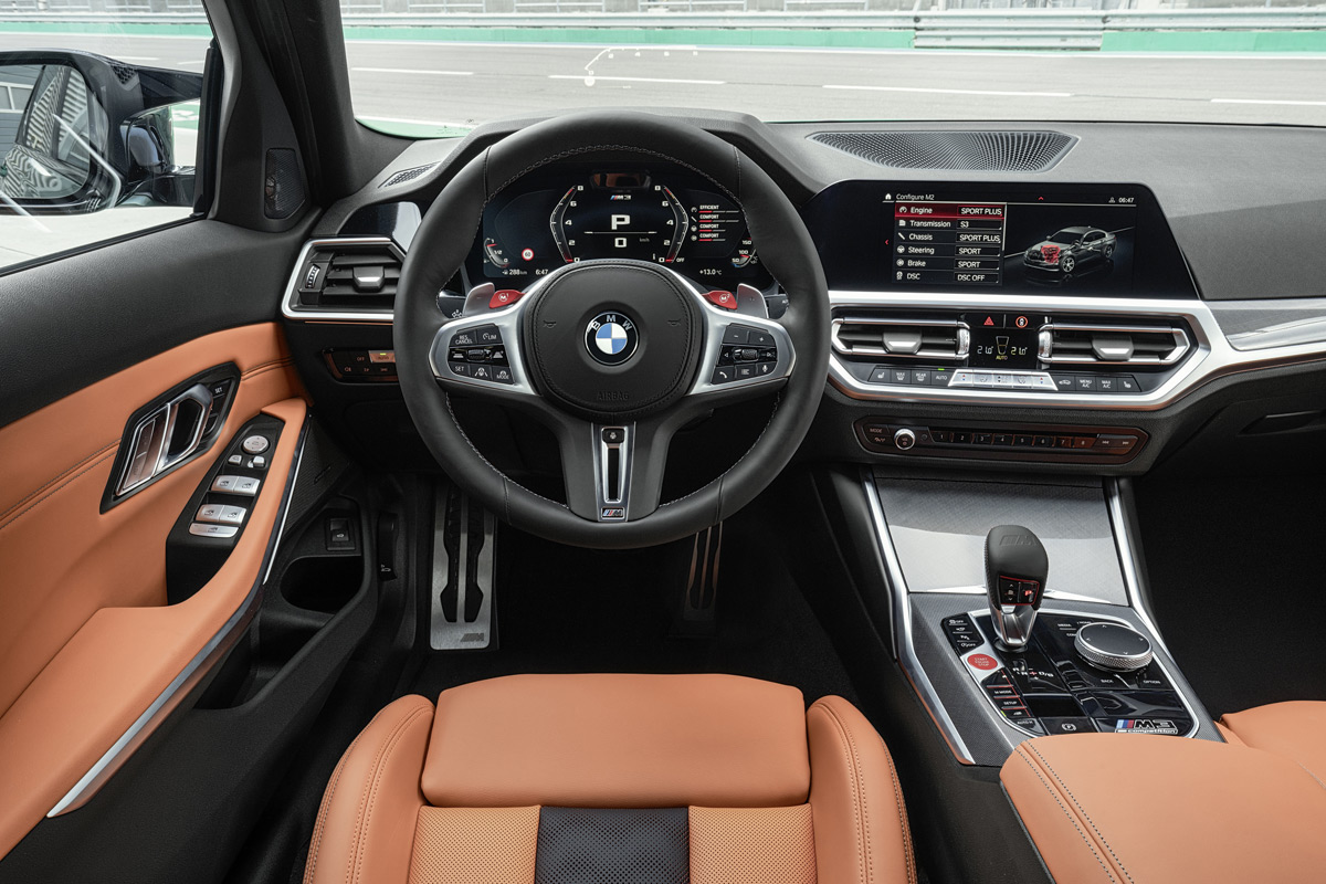2021 BMW M3 Sedan interior