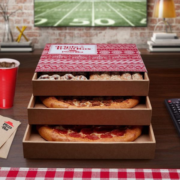 Pizza Hut's Triple Treat Box Delivers Pizza, Breadsticks & Cinnabon Mini Rolls