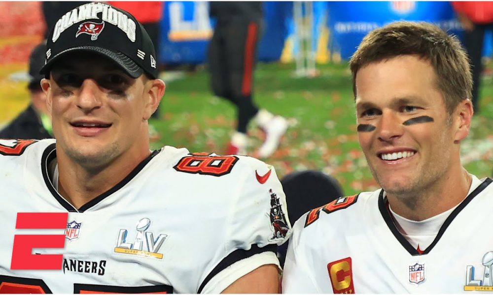 Super Bowl LV - Tom Brady and Rob Gronkowski