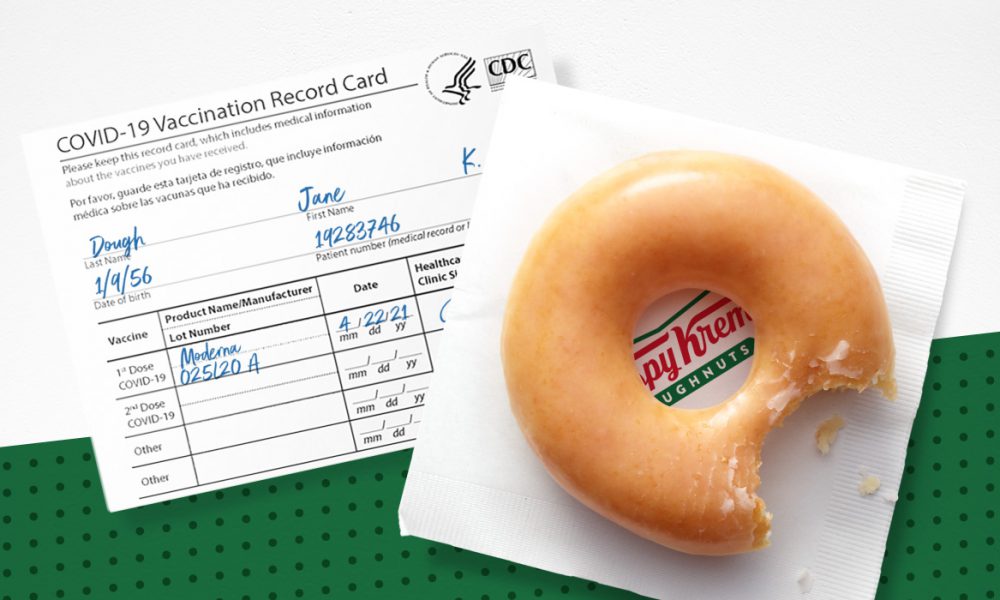 Krispy Kreme COVID-19 Vaccination Offer