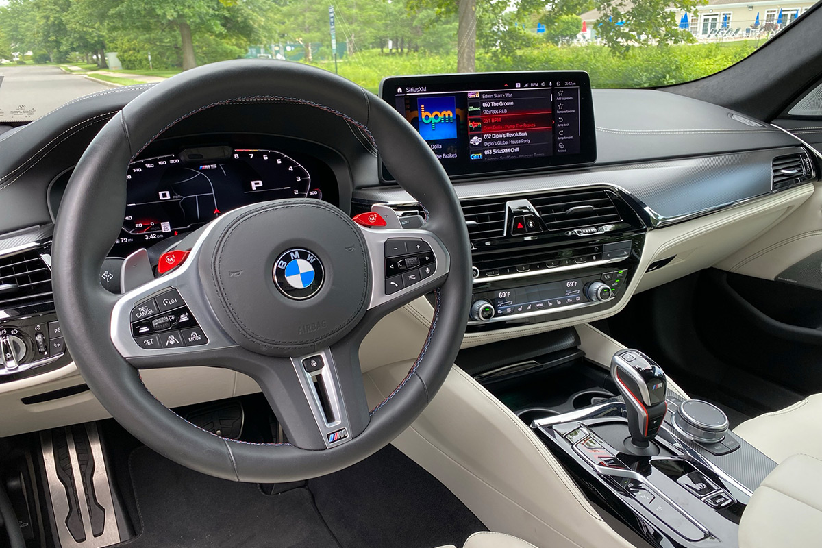 2021 BMW M5 Competition interior