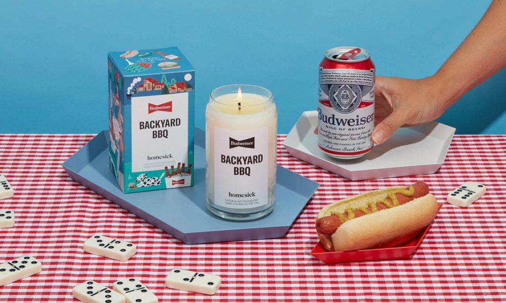 Homesick x Budweiser Backyard BBQ candle