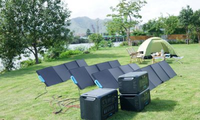 BLUETTI Solar Panel Camp Setup