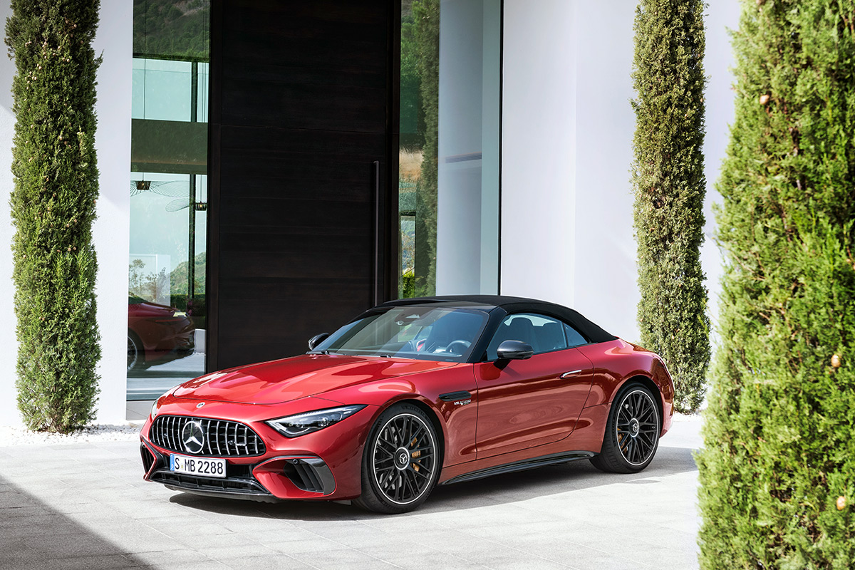 2022 Mercedes-AMG SL with top up