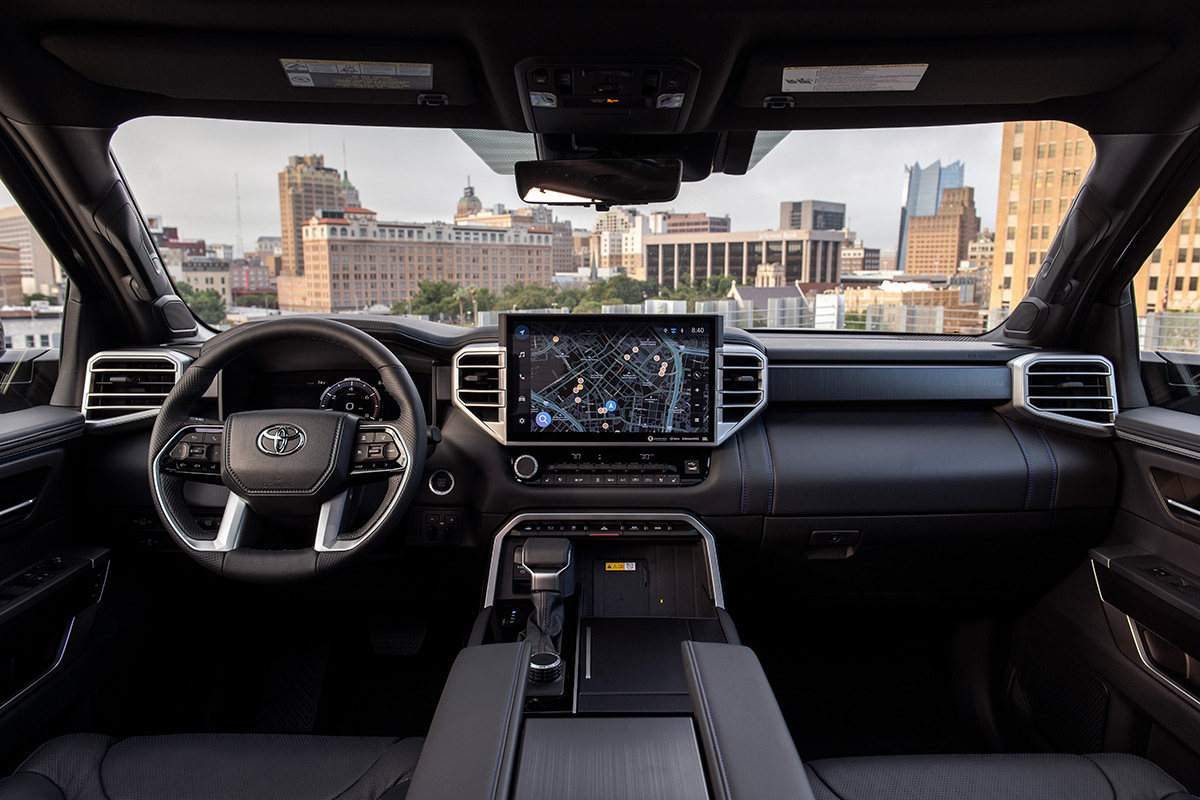 2022 Toyota Tundra Platinum interior
