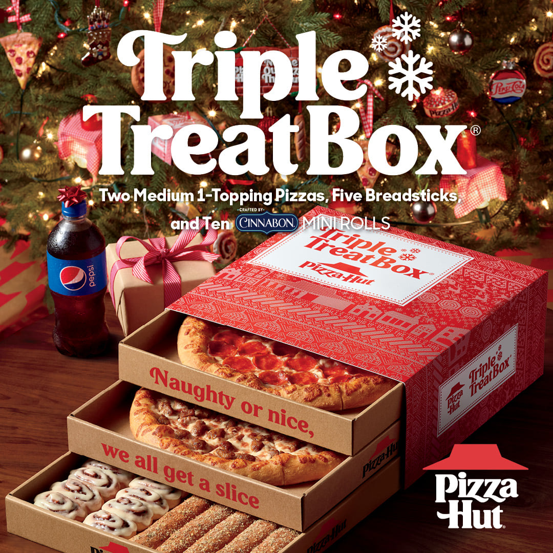 Pizza Hut Triple Treat Box