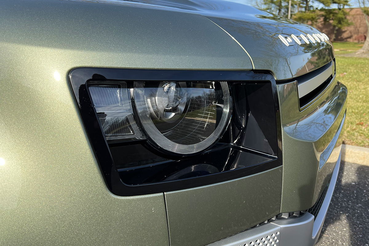 2021 Land Rover Defender 90 First Edition headlights