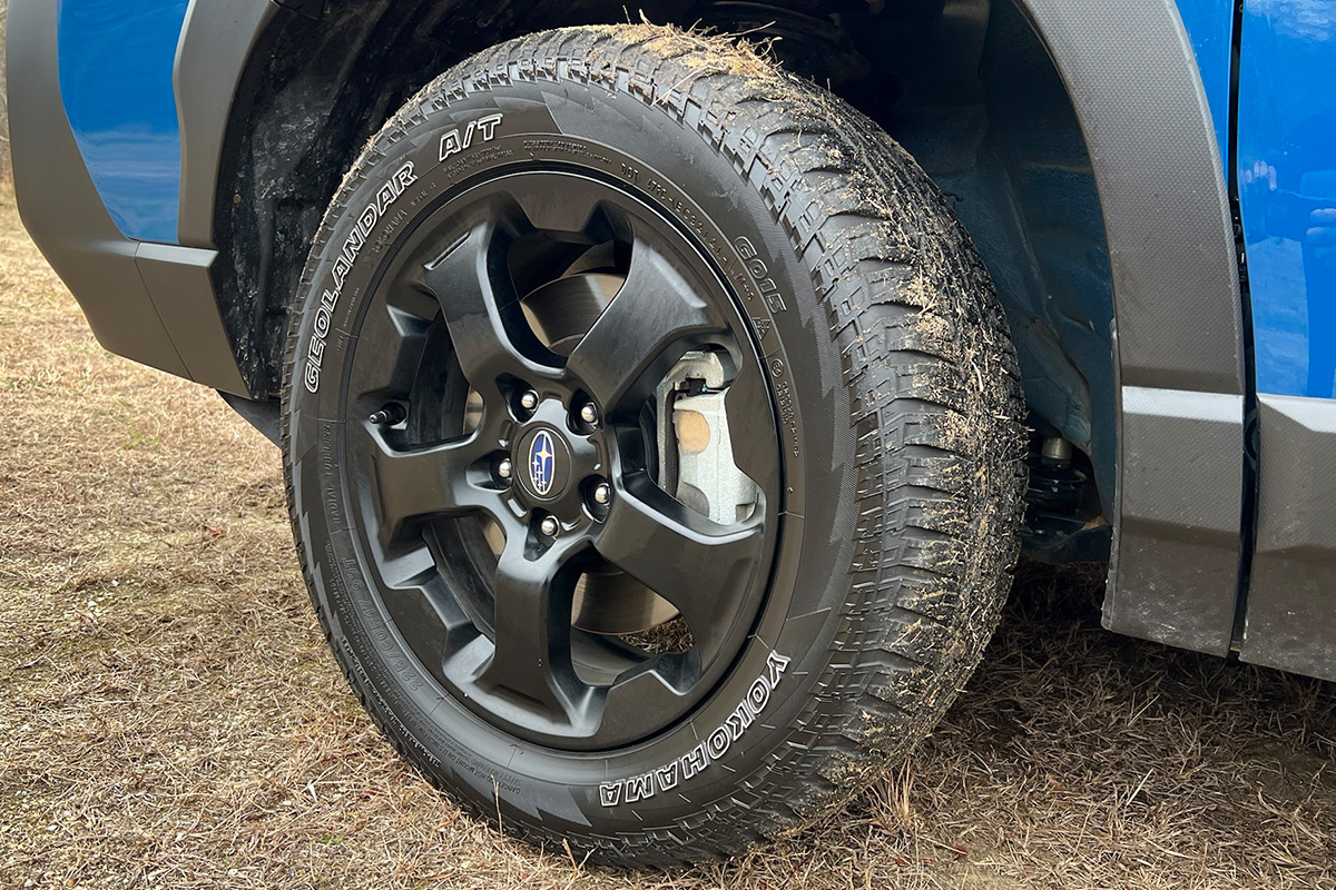 2022 Subaru Forester Wilderness wheels and tires