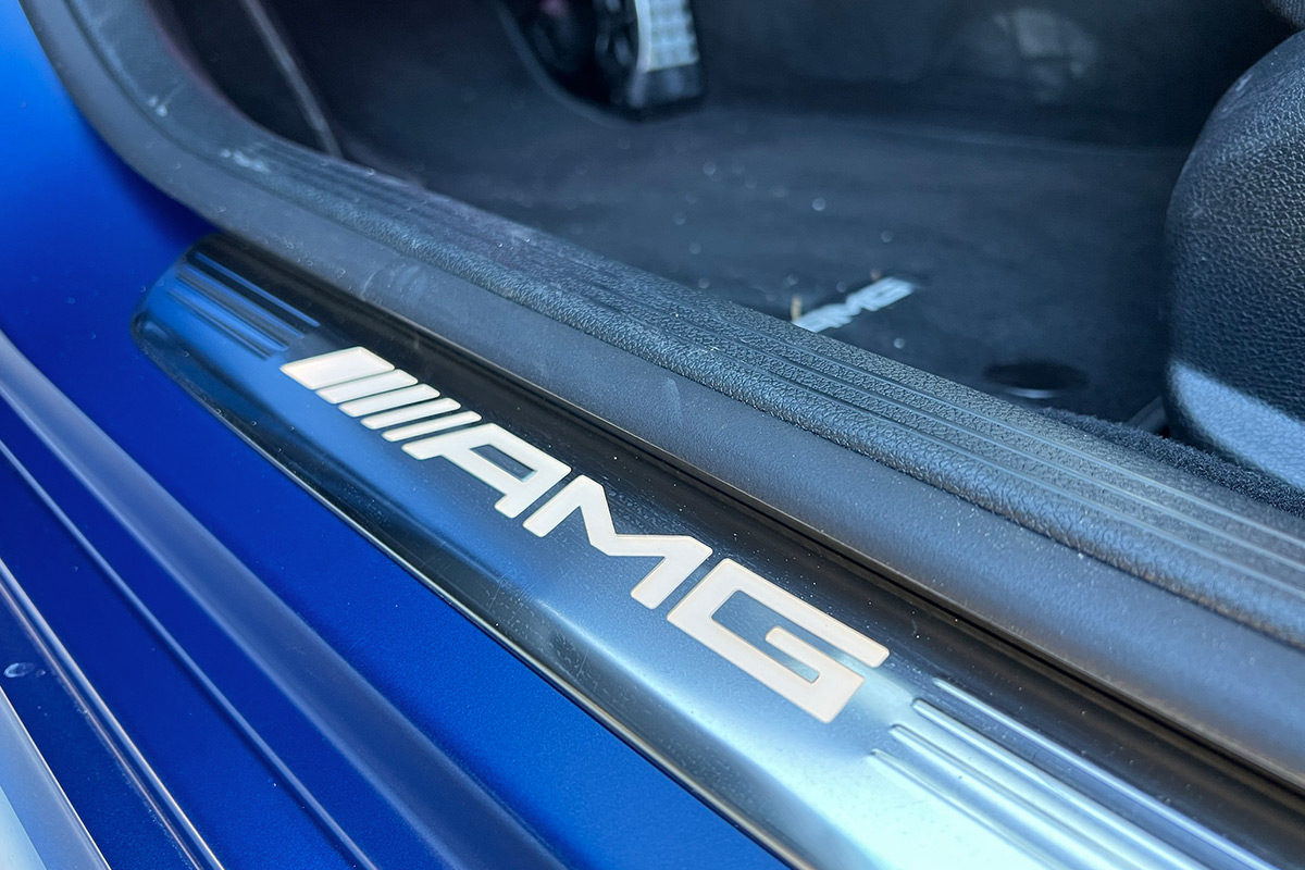 2022 Mercedes-AMG GT 53 4-Door Coupe AMG lighted door sill