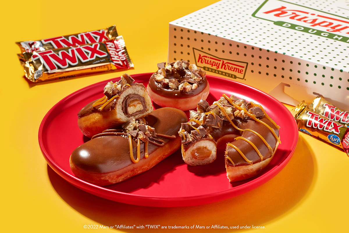 Krispy Kreme Twix Donuts