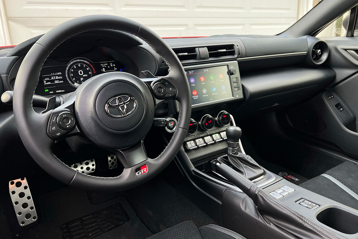 2022 Toyota GR86 interior