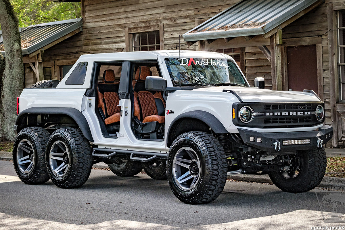 This 6-Wheeled Ford Bronco Is Ready For The Zombie Apocalypse
