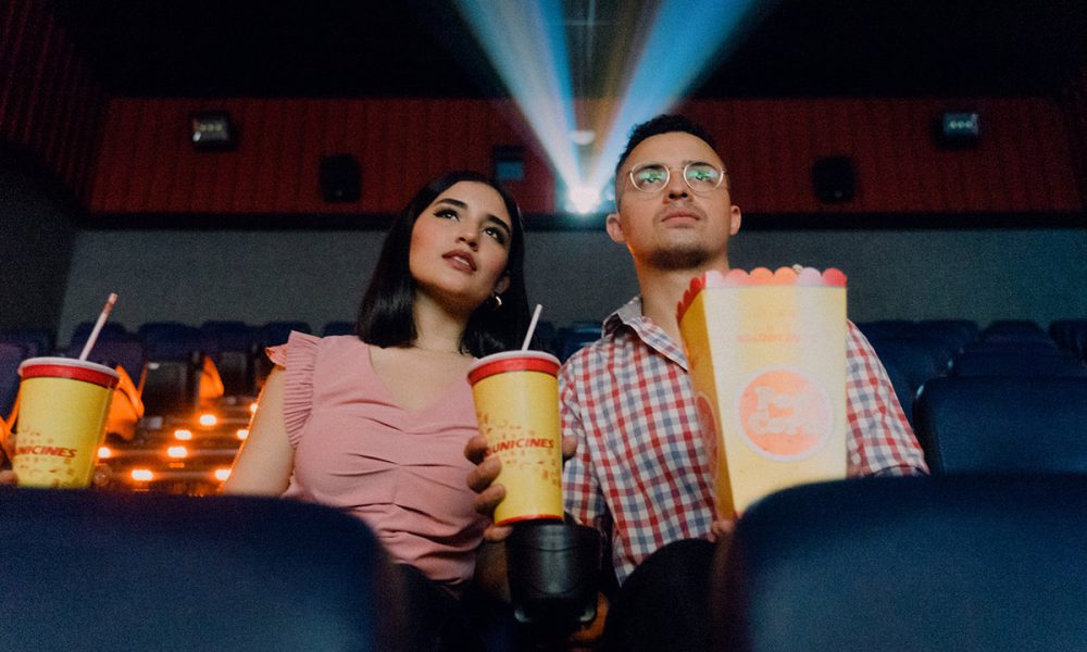 Couple at the movies