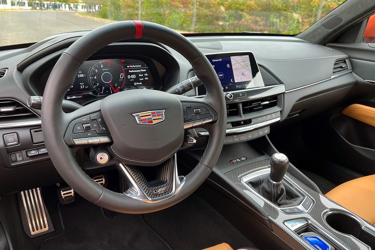 2023 Cadillac CT4-V Blackwing interior