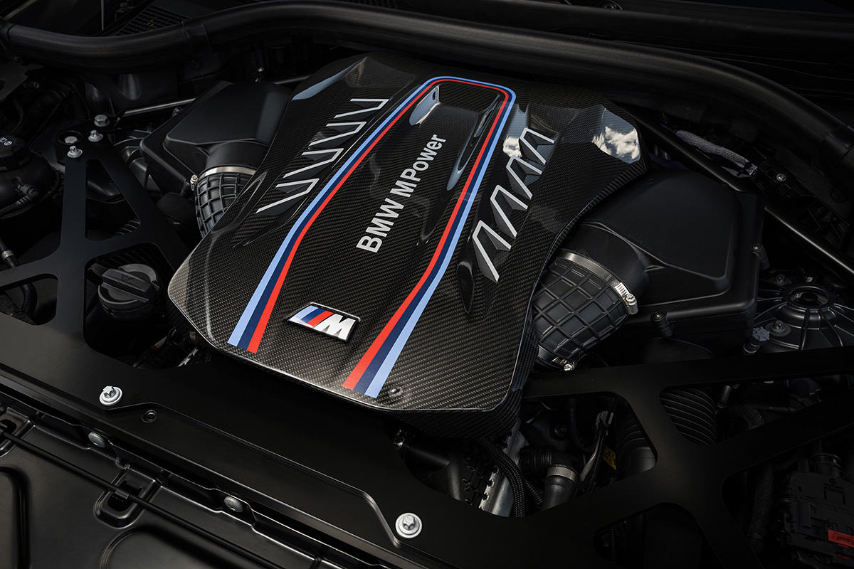 2024 BMW X5 M Competition engine