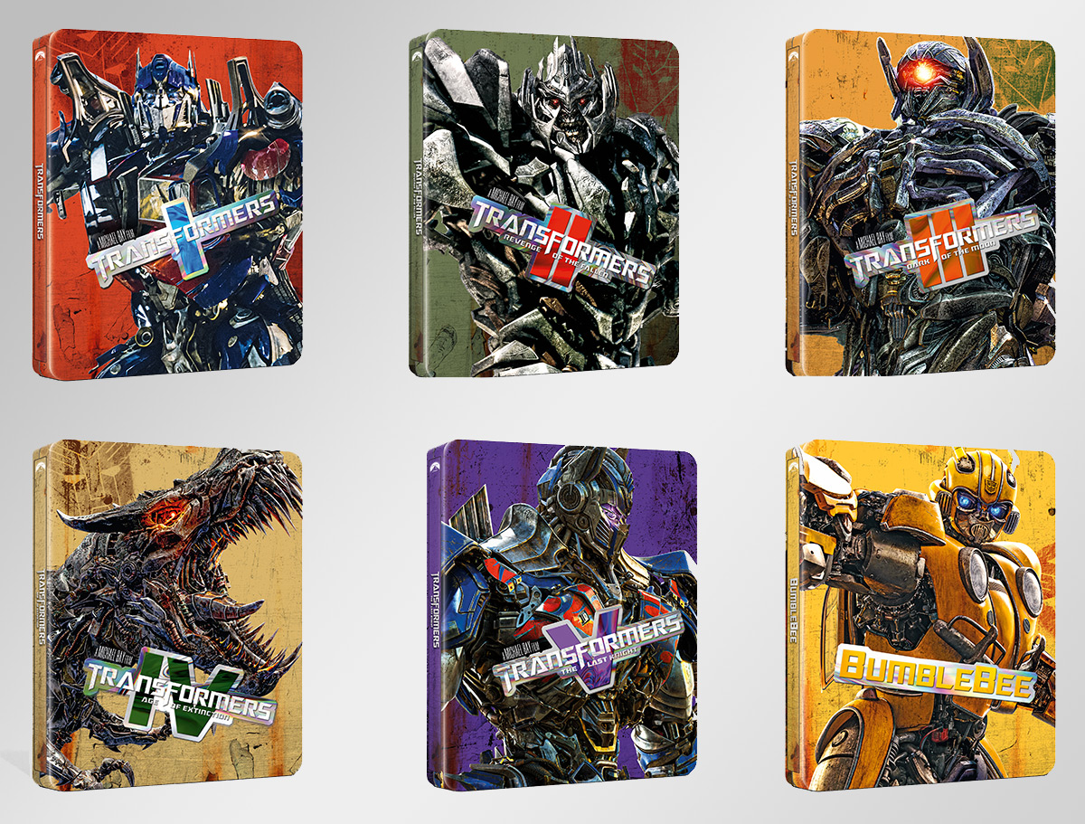 Transformers 6-Movie Collection - Steelbooks