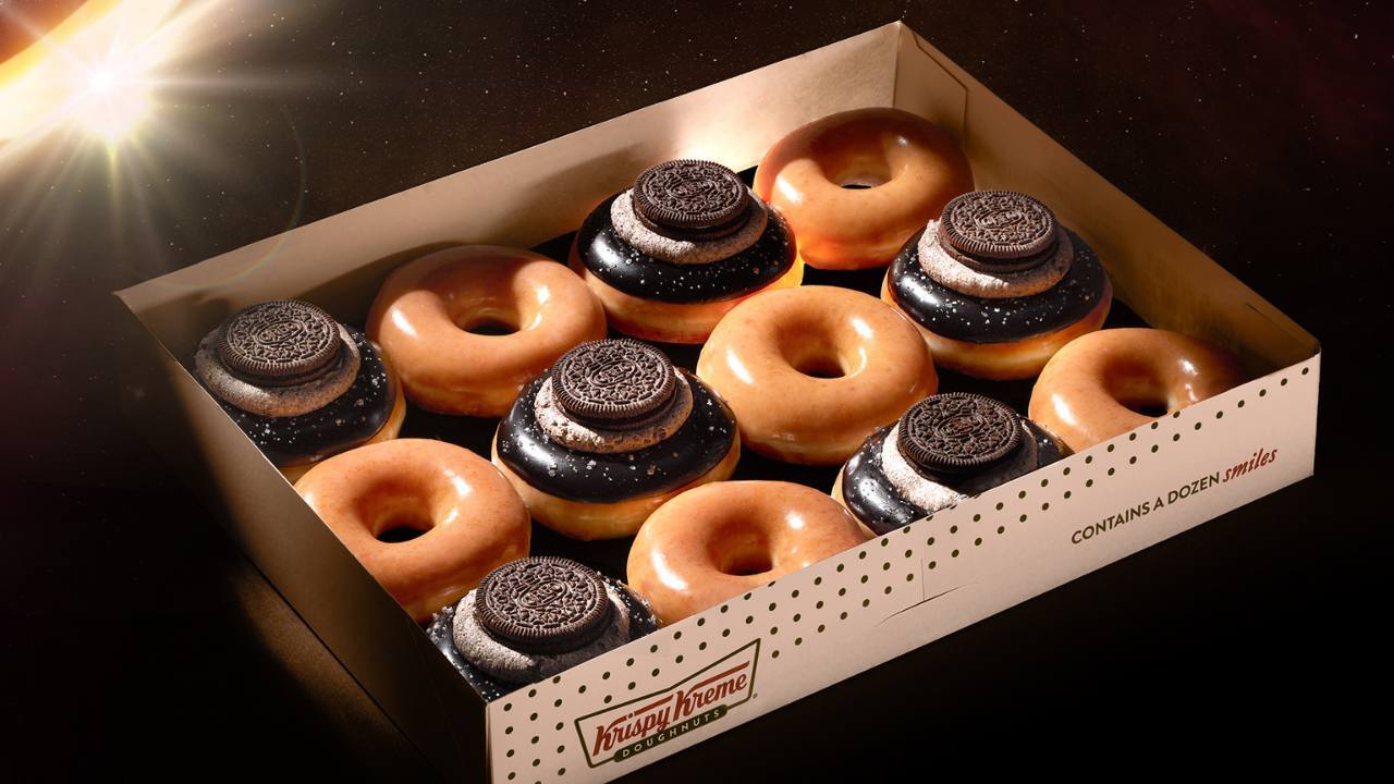 Krispy Kreme Total Solar Eclipse Doughnut