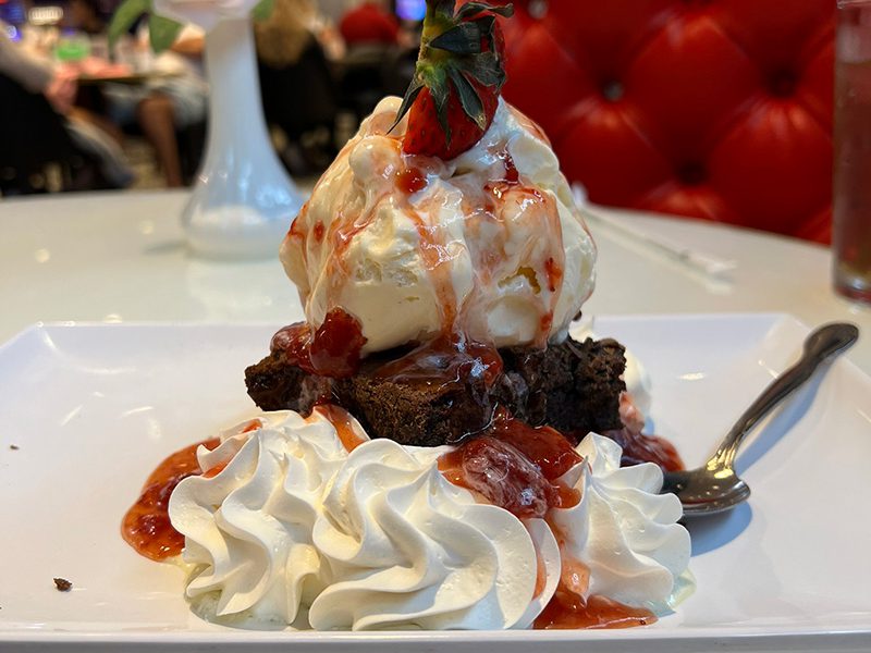 Sugar Factory Mother's Day Strawberry Brownie Shortcake