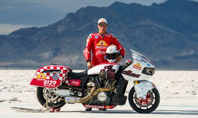 Indian Motorcycle Tyler O'Hara Sets Record At Bonneville Salt Flats