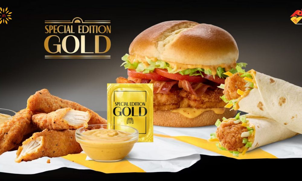 McDonald’s Bacon Special Edition Gold McCrispy and Snack Wrap