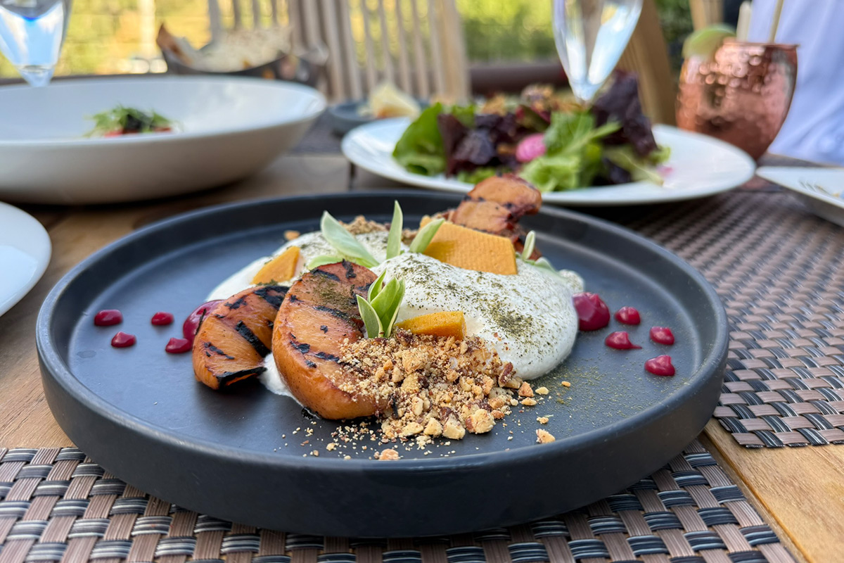 The Glitretind at Stein Eriksen Lodge - Grilled Peaches