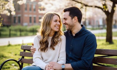 Couple in a new relationship