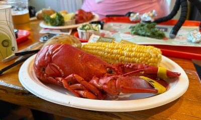 Fresh lobster on cruise