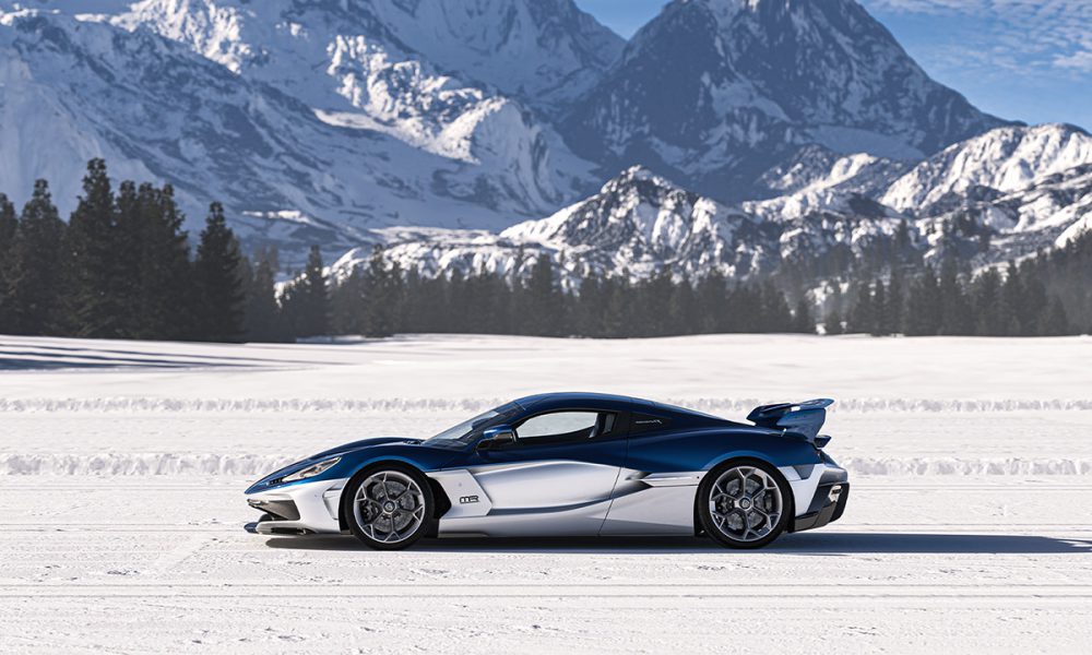 Rimac Nevera R Founder's Edition Makes Stunning Debut at I.C.E. St. Moritz