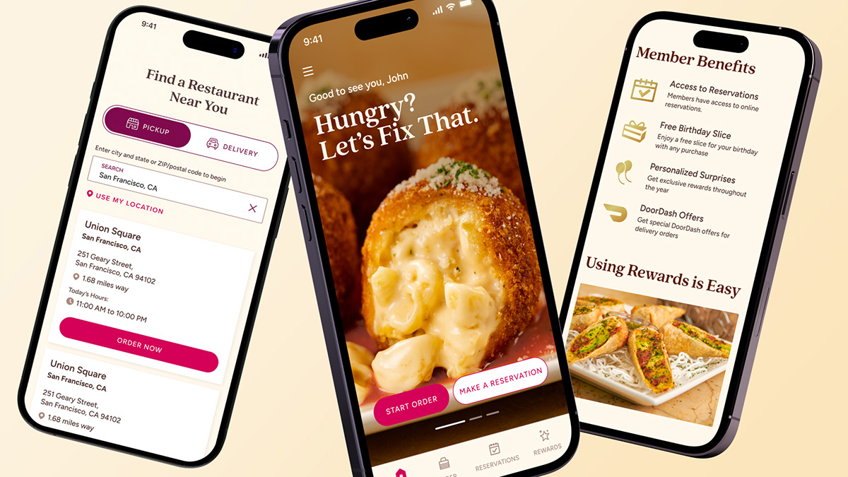 The Cheesecake Factory App