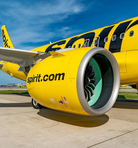 Spirit Airlines Shutters
