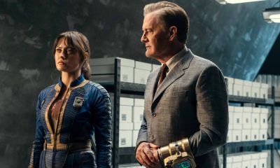 Lucy and Hank talking inside a secret vault in Fallout Season 2