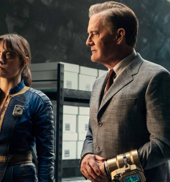 Lucy and Hank talking inside a secret vault in Fallout Season 2