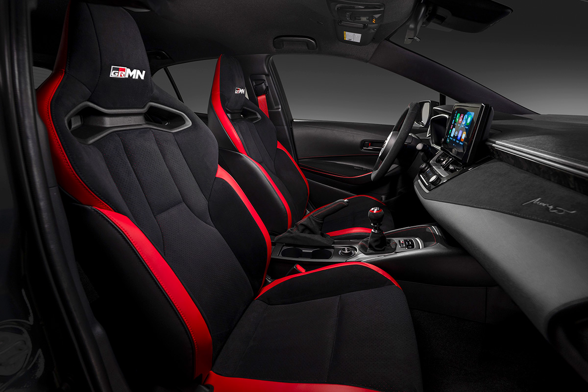 2026 Toyota GRMN Corolla seats
