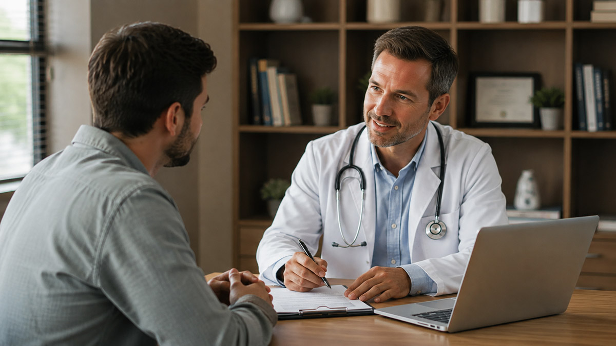 Doctor Talking To Patient